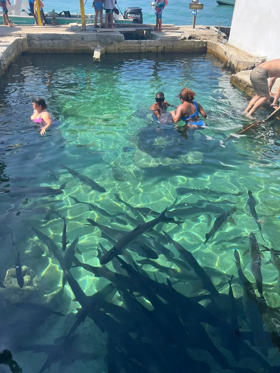 Oceanario artesanal en Santa Cruz del Islote