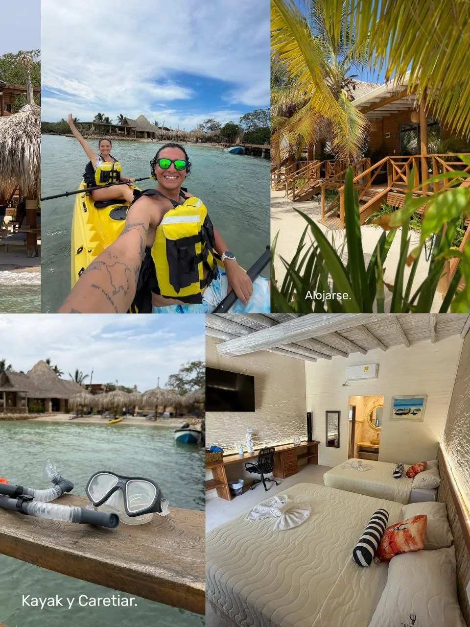 Kayak y alojamiento en Tritonia Beach Club